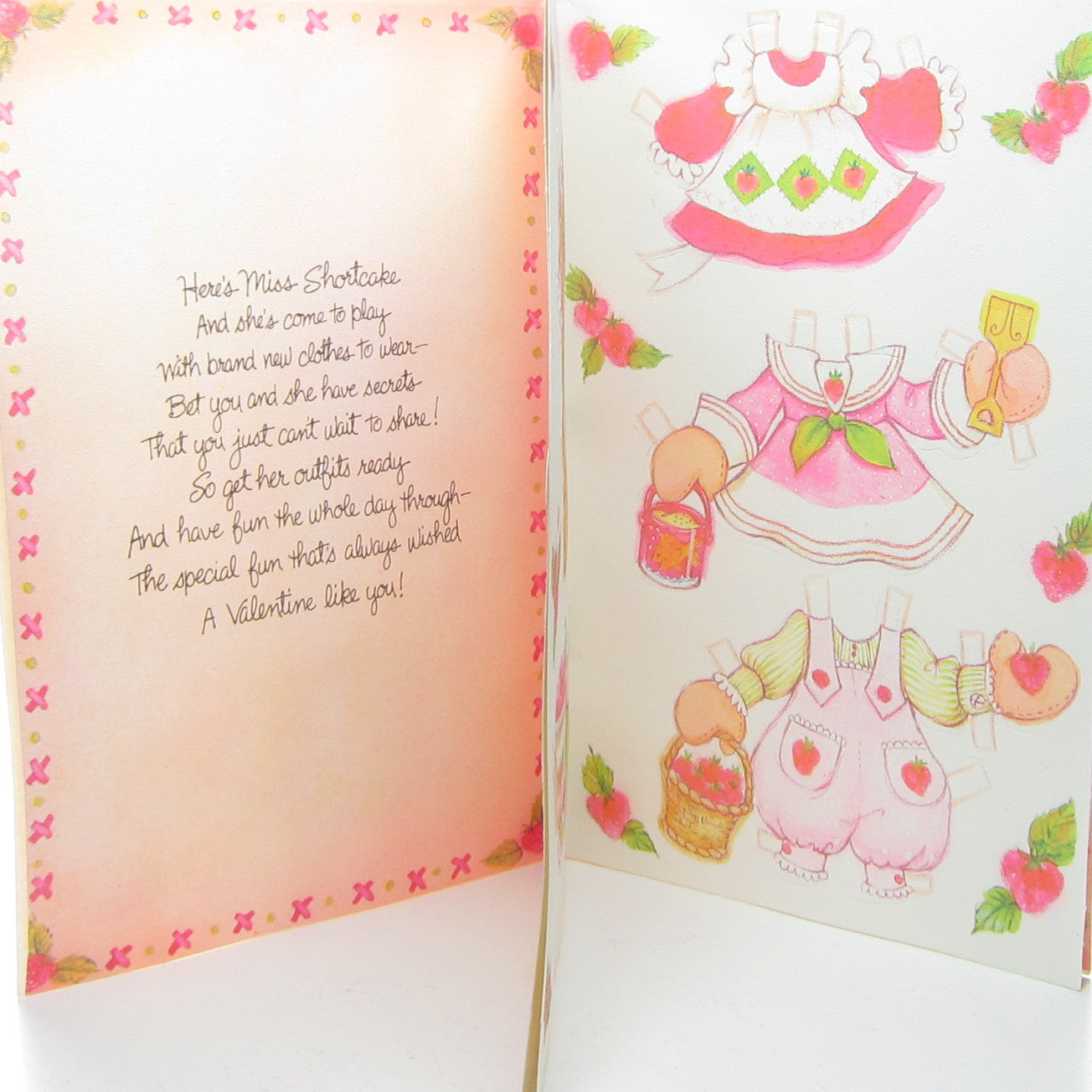 Strawberry shortcake paper dolls outlet