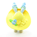Iris Bouquet Tea Bunnies toy with yellow hat