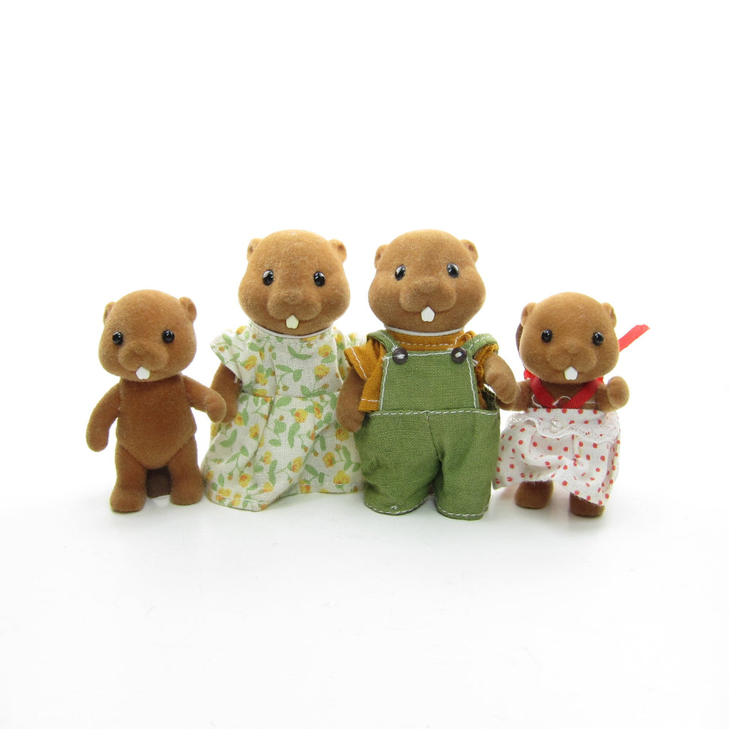 Waters Beaver Family Vintage Sylvanian Families Toys