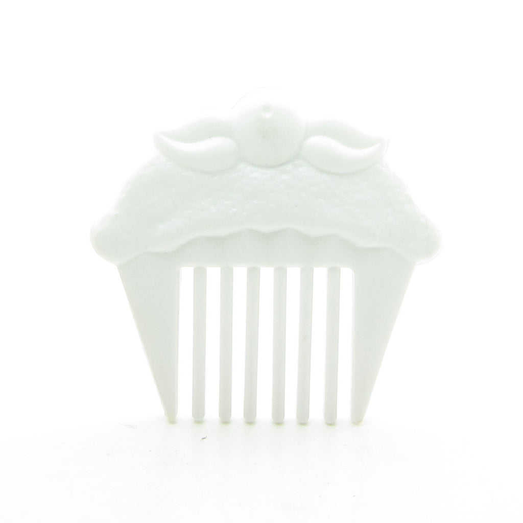 White Cupcake Comb for Cherry Merry Muffin Dolls