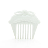 White cupcake comb for Cherry Merry Muffin dolls