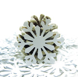 White paper snowflakes for weddings scrapbooking