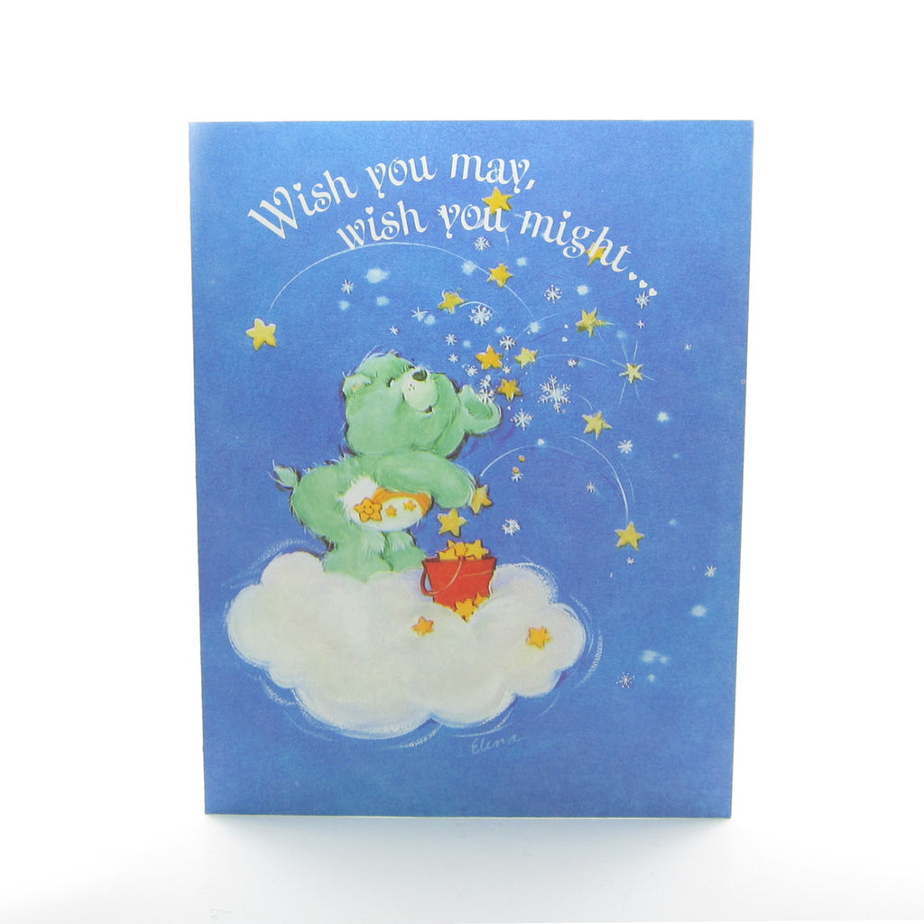 Wish Bear Season's Greetings Care Bears Christmas Card