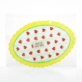 Yellow rug for Strawberry Shortcake Berry Happy Home dollhouse