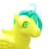 Masquerade Twinkle Eyed pony with missing iridescent finish