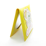 Charmkins yellow vinyl pocket or wallet mirror