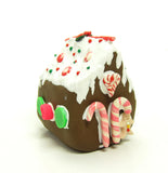 Polymer clay gingerbread house miniature Christmas decoration